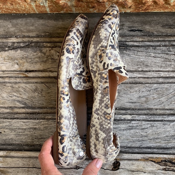 AGL Snakeskin Leather Loafers - Picture 11 of 13